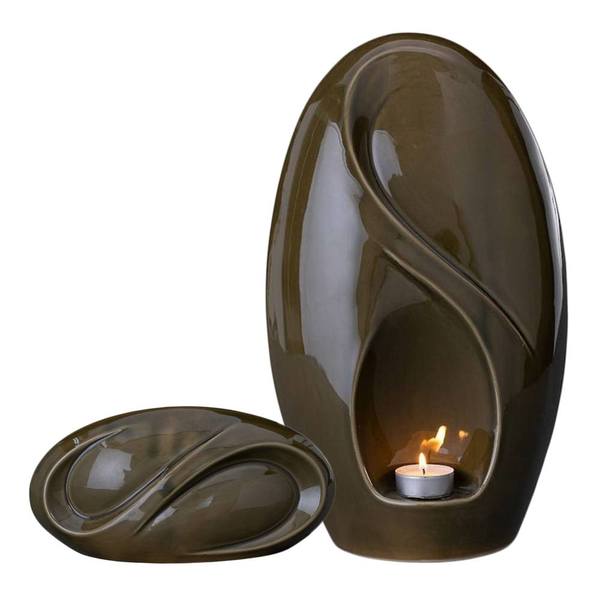 Eternity Olive Ceramic Urns