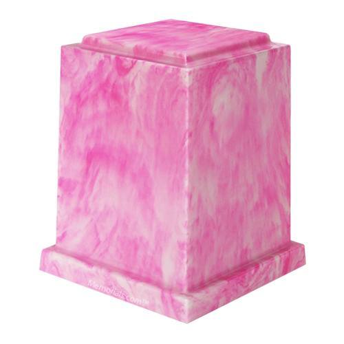 Eternity Pink Marble Urn