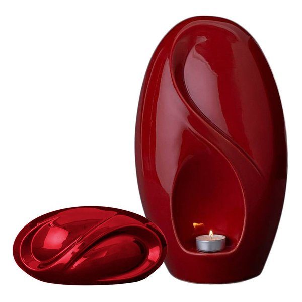 Eternity Red Ceramic Urns