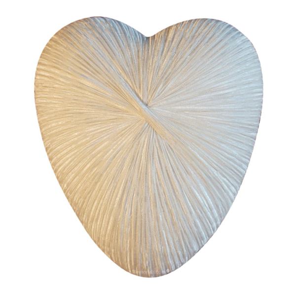 Ethereal Ceramic Heart Urn