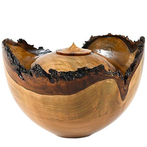Ethereal Wooden Urn