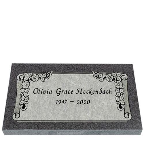 Everlasting Love Granite Grave Marker 24 x 14