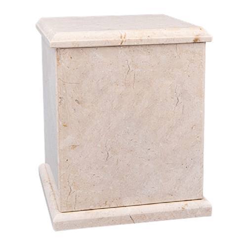 Eversquare Blush Marble Cremation Urn