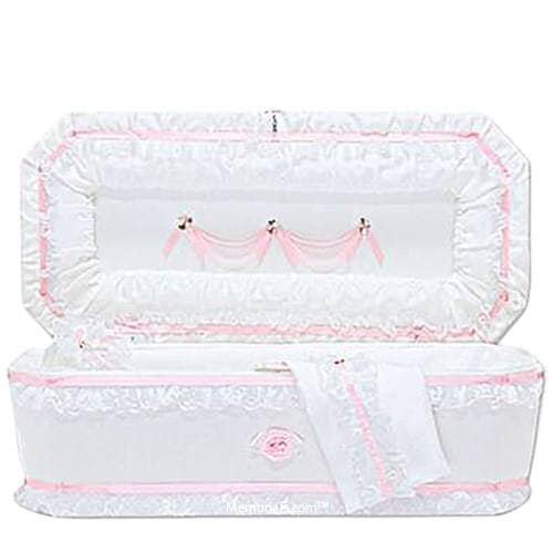 Exquisite Pink Small Child Casket