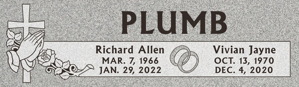 Faith In All Companion Granite Headstone