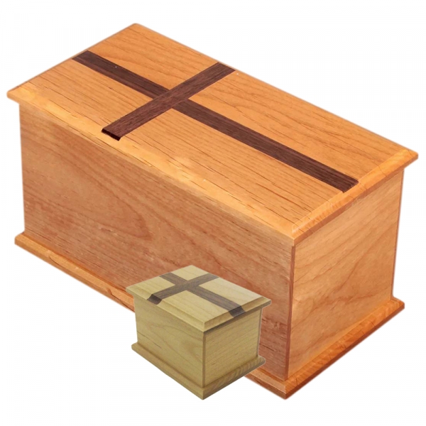 Faith Wooden Cremation Urns