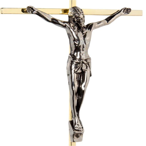 Faithful Casket Cross Medallion