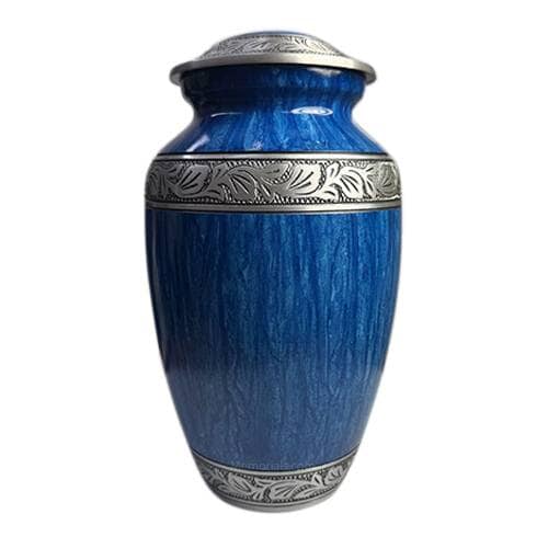 Falling Tears Blue Cremation Urn