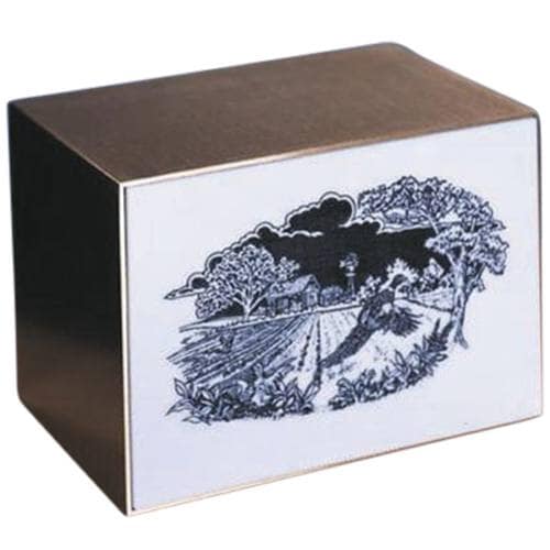 Family Farm Bronze Cremation Urn Family Farm Bronze Cremation Urn