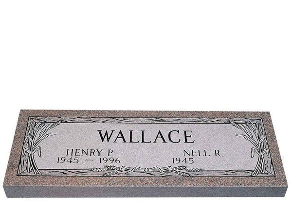 Fields of Eternity Companion Granite Headstone 36 x 12