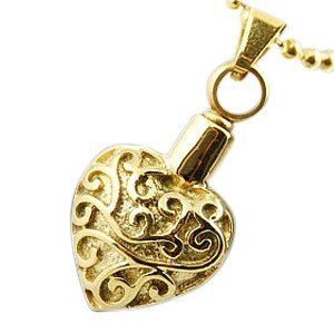 Filigree Heart Cremation Jewelry II