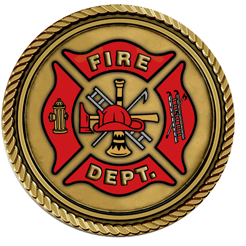 Fire Department Small Medallion