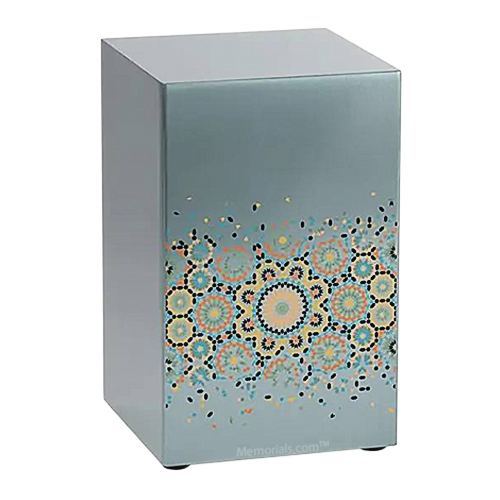 Floating Floral Niche Metal Urn