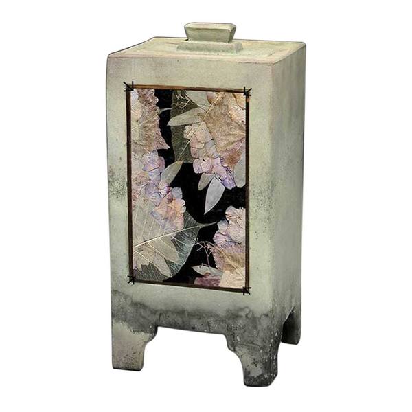 Floral Ceramic Cremation Urn