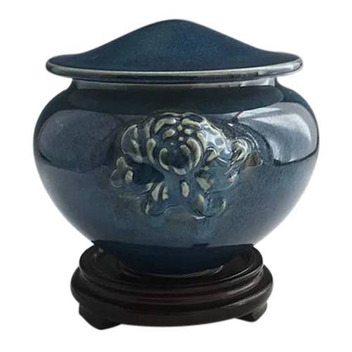 Floral Garden Pet Ceramic Urn