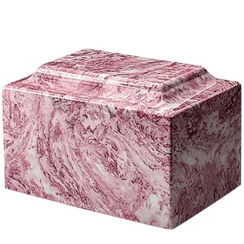 Flourishing Rose Marble Oversized Urn