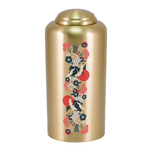 Flying Cranes Brass Cremation Urn