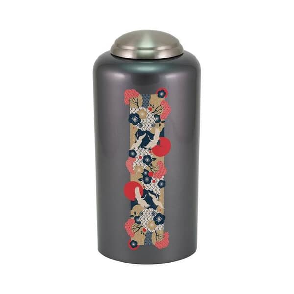Flying Cranes Slate Cremation Urn