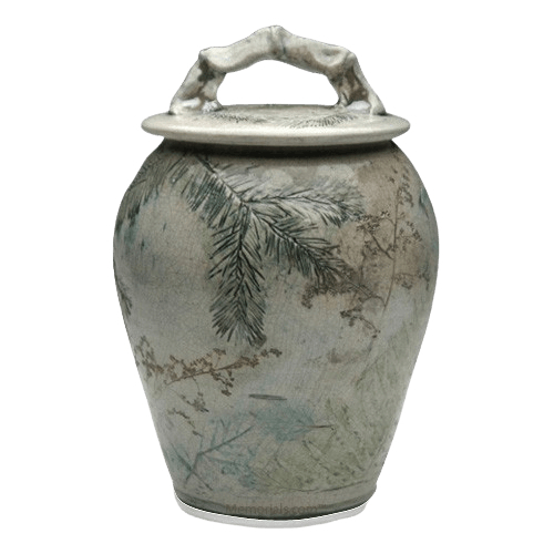 Forest Crackle Companion Cremation Urn