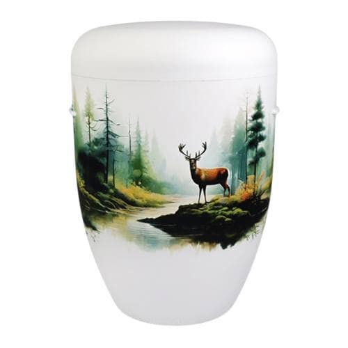 Forest Deer Cremation Urn