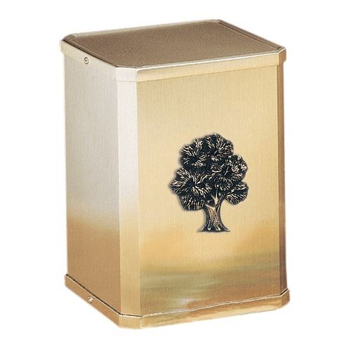 Forever Bronze Rustic Oak Cremation Urn