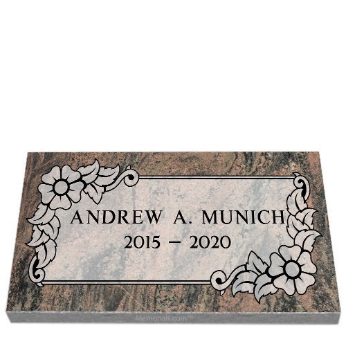 Forever In Our Hearts Infant Granite Grave Marker