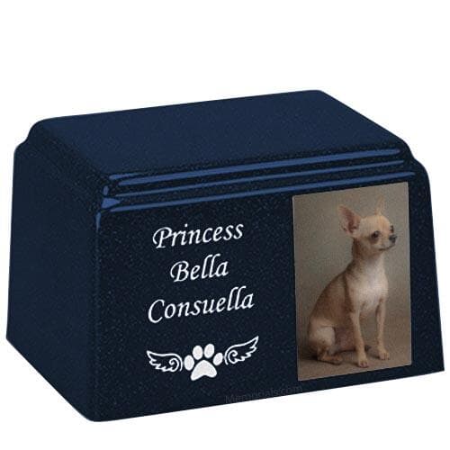 Forever Rectangle Cultured Pet Photo Urn