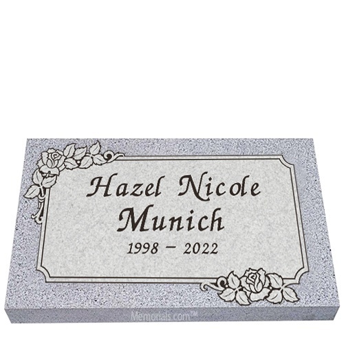 Forever Roses Granite Grave Markers