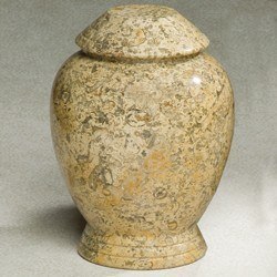 Fossil Marble Cremation Urns