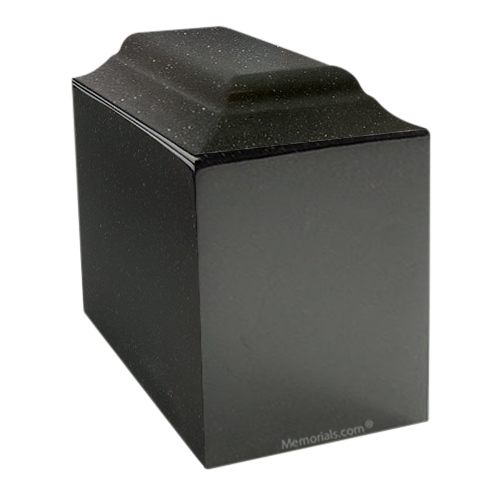 Galaxy Black Granite Cultured Niche Urn