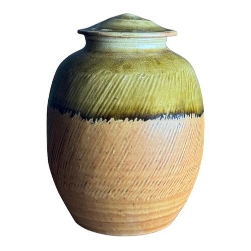 Garden Green Ceramic Cremation Urns