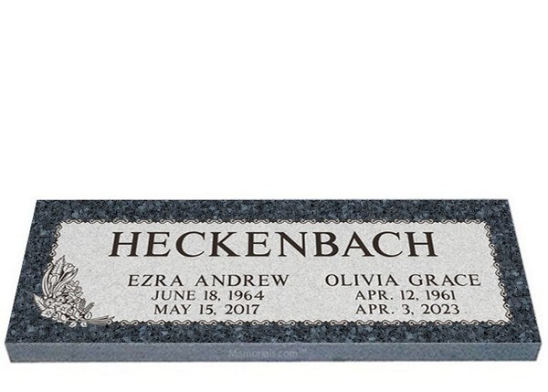 Garden of Eternity Companion Granite Headstone 36 x 12