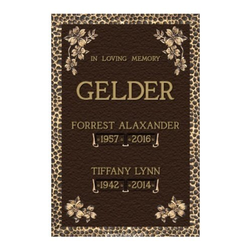 Garden of Life Dogwood Bronze Plaque 16 x 24