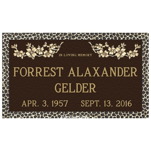 Garden of Life Dogwood Bronze Plaques