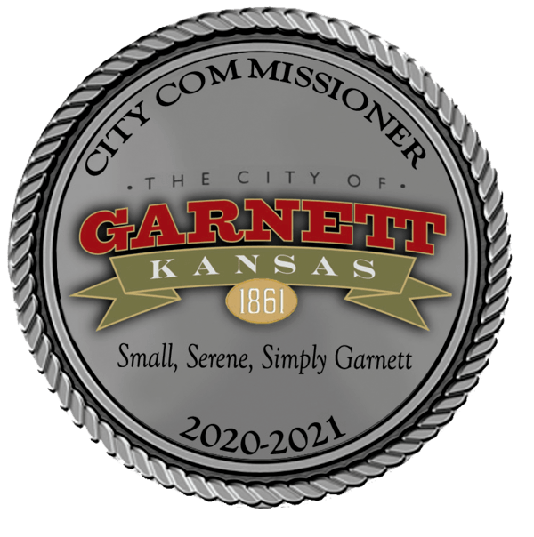 Garnett Kansas City Commissioner Medallion