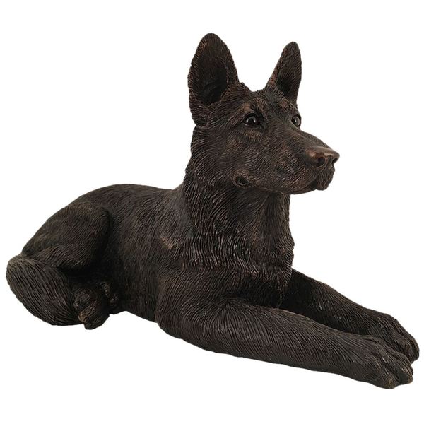 German Shepherd Shadow Cast Dog Urn