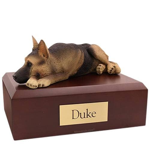 German Shepherd Tan & Black Dog Urns