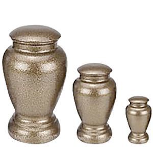 Gilded Metal Pet Urns