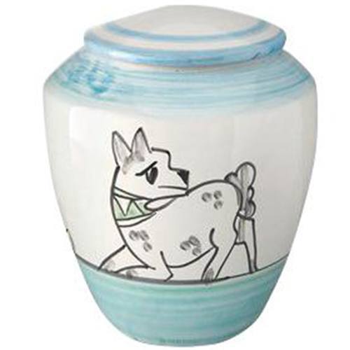 Giocoso Ceramic Large Dog Urn