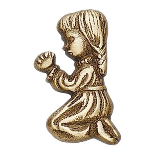 Girl Praying Urn Applique