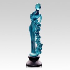 Giving Pause Art Glass Keepsake Urn