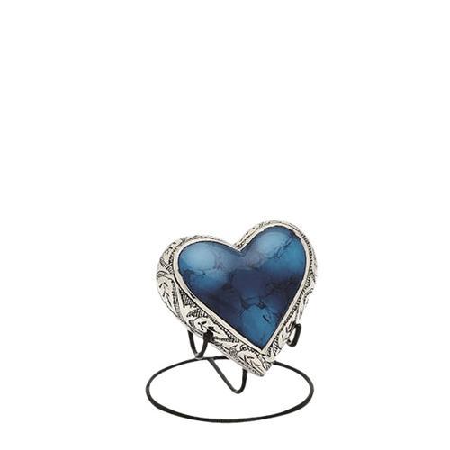 Glacier Heart Keepsake Discount Urn