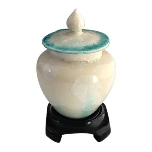 Glacier Wave Pet Ceramic Urn