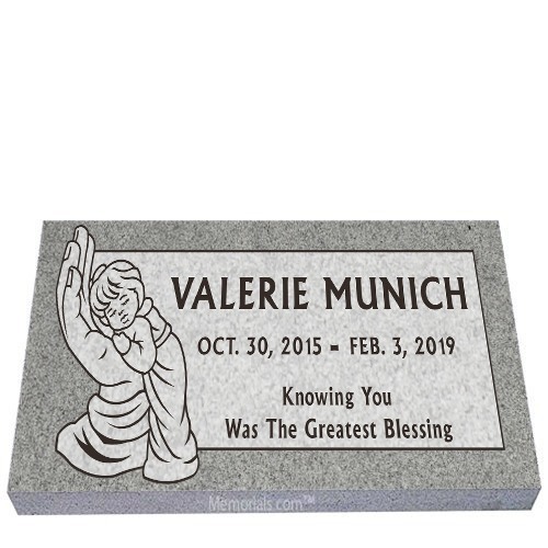 Gods Resting Hand Child Grave Marker