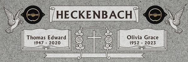 Going Home Companion Granite Headstone