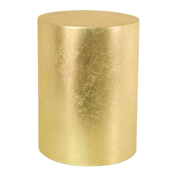 Gold Cylinder Cremation Urn Gold Cylinder Cremation Urn