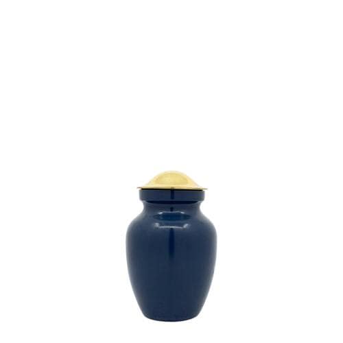 Gold Navy Pet Keepsake Cremation Urn
