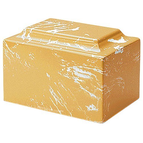 Golden Hour Marble Medium Urn