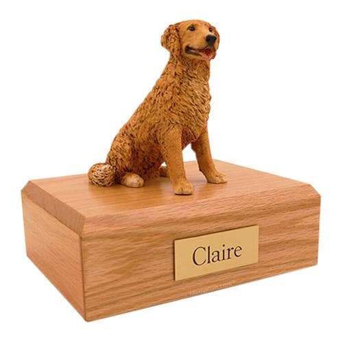 Golden Retriever Golden Sitting X Large Dog Urn