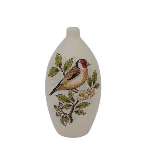 Goldfinch Medium Ceramic Cremation Urn